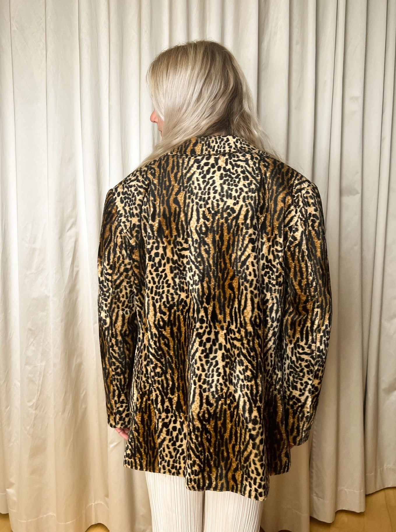 Vintage Leopard Blazer