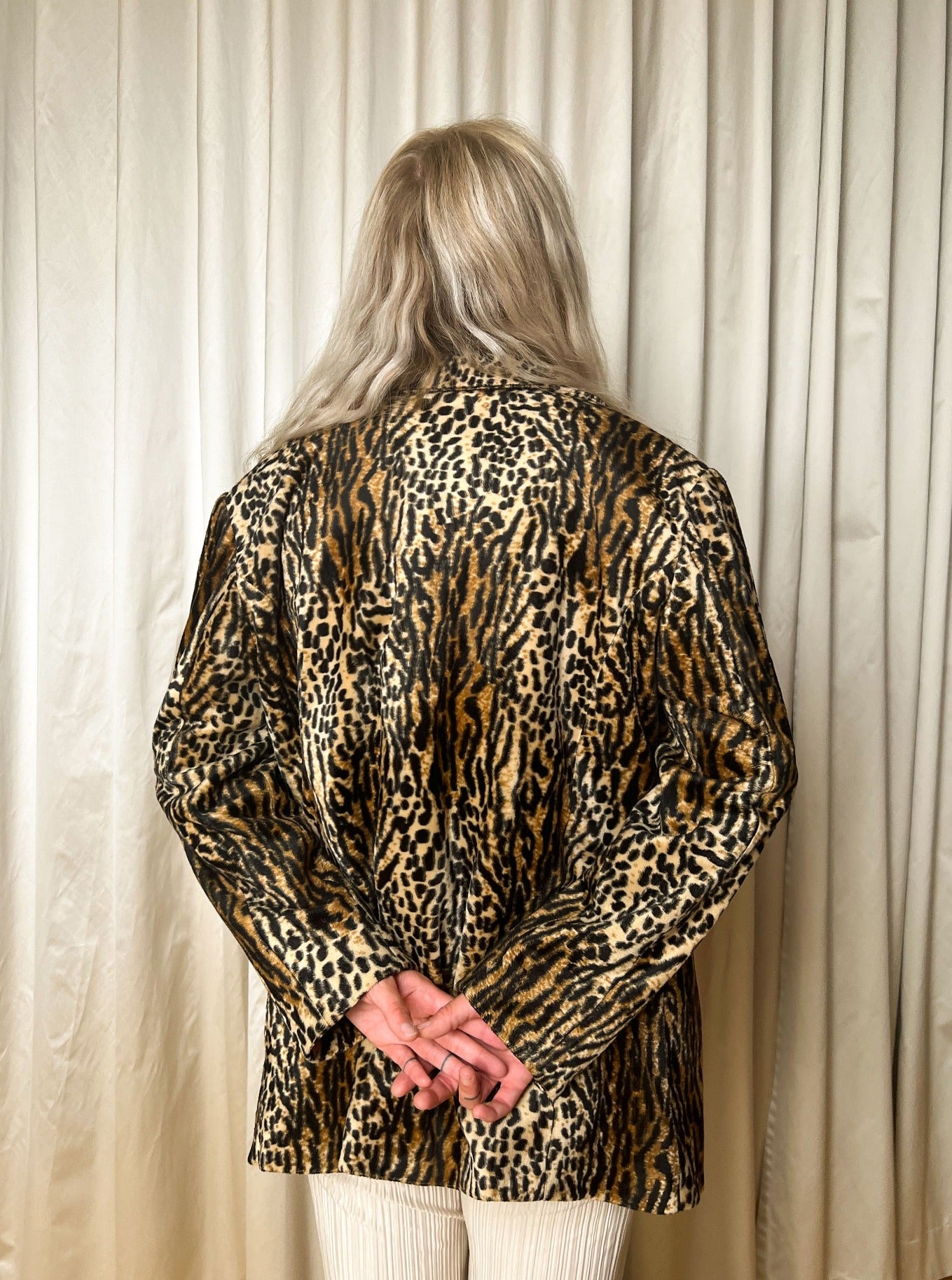 Vintage Leopard Blazer