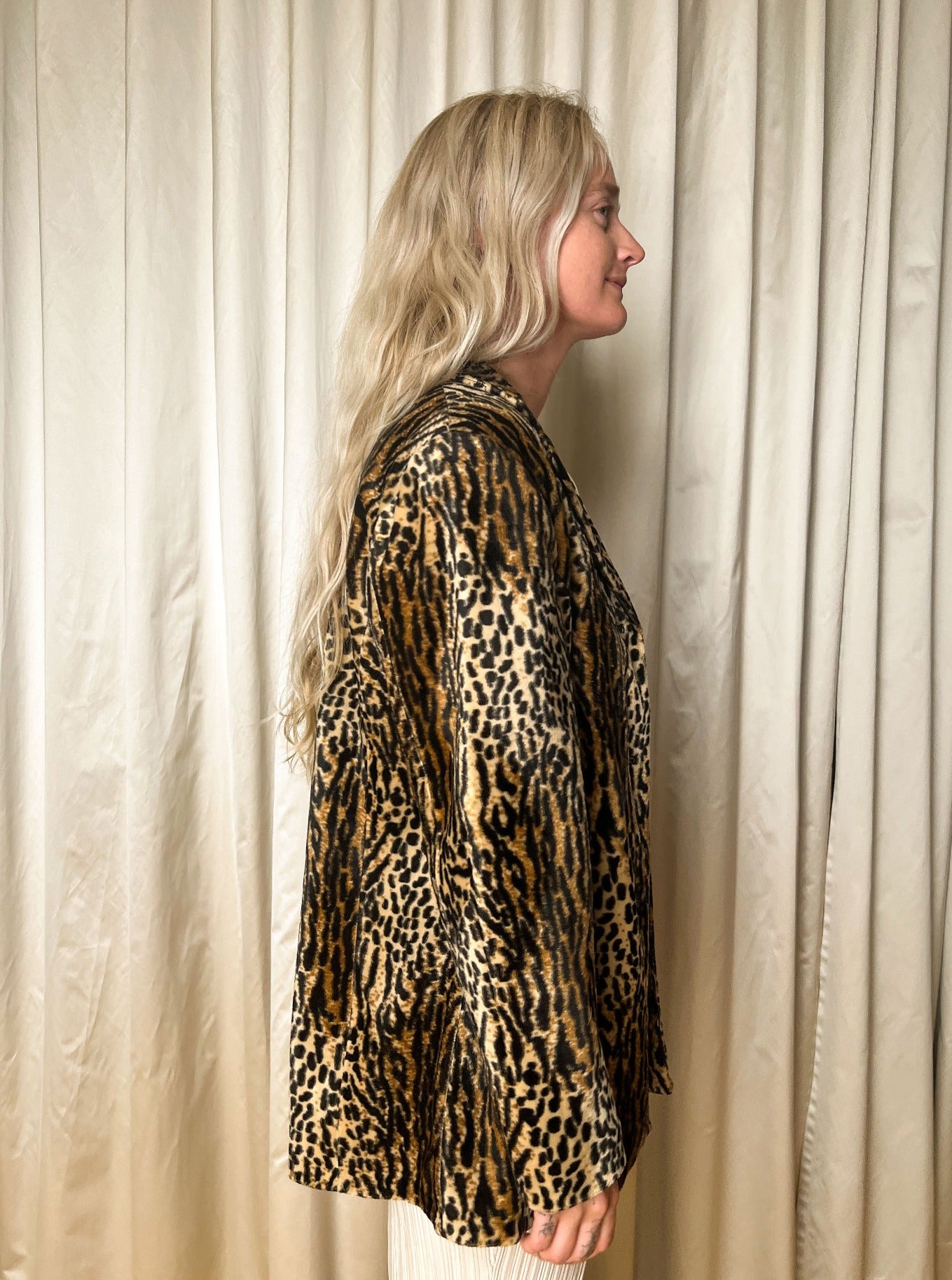 Vintage Leopard Blazer