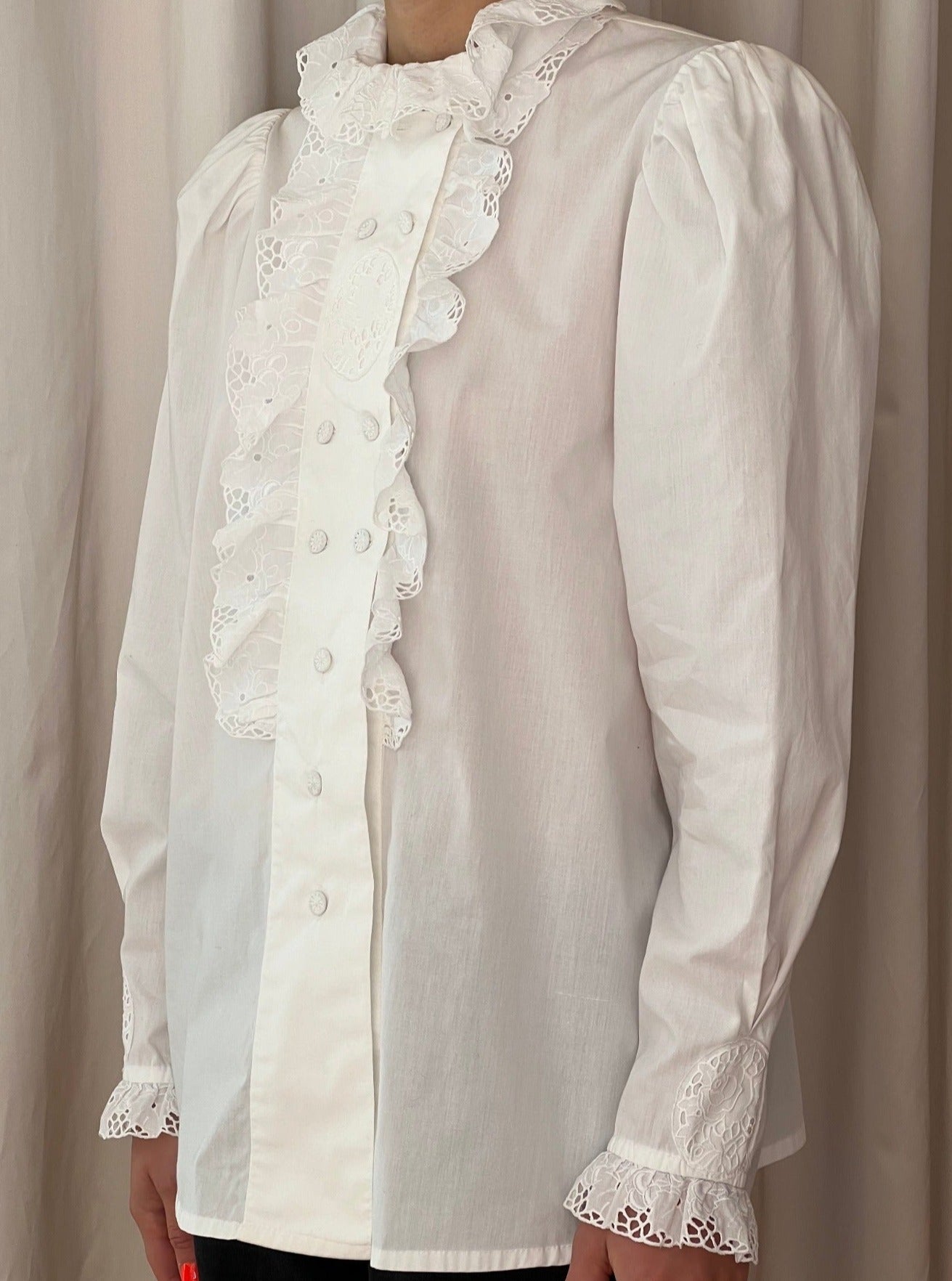 White Frill Shirt