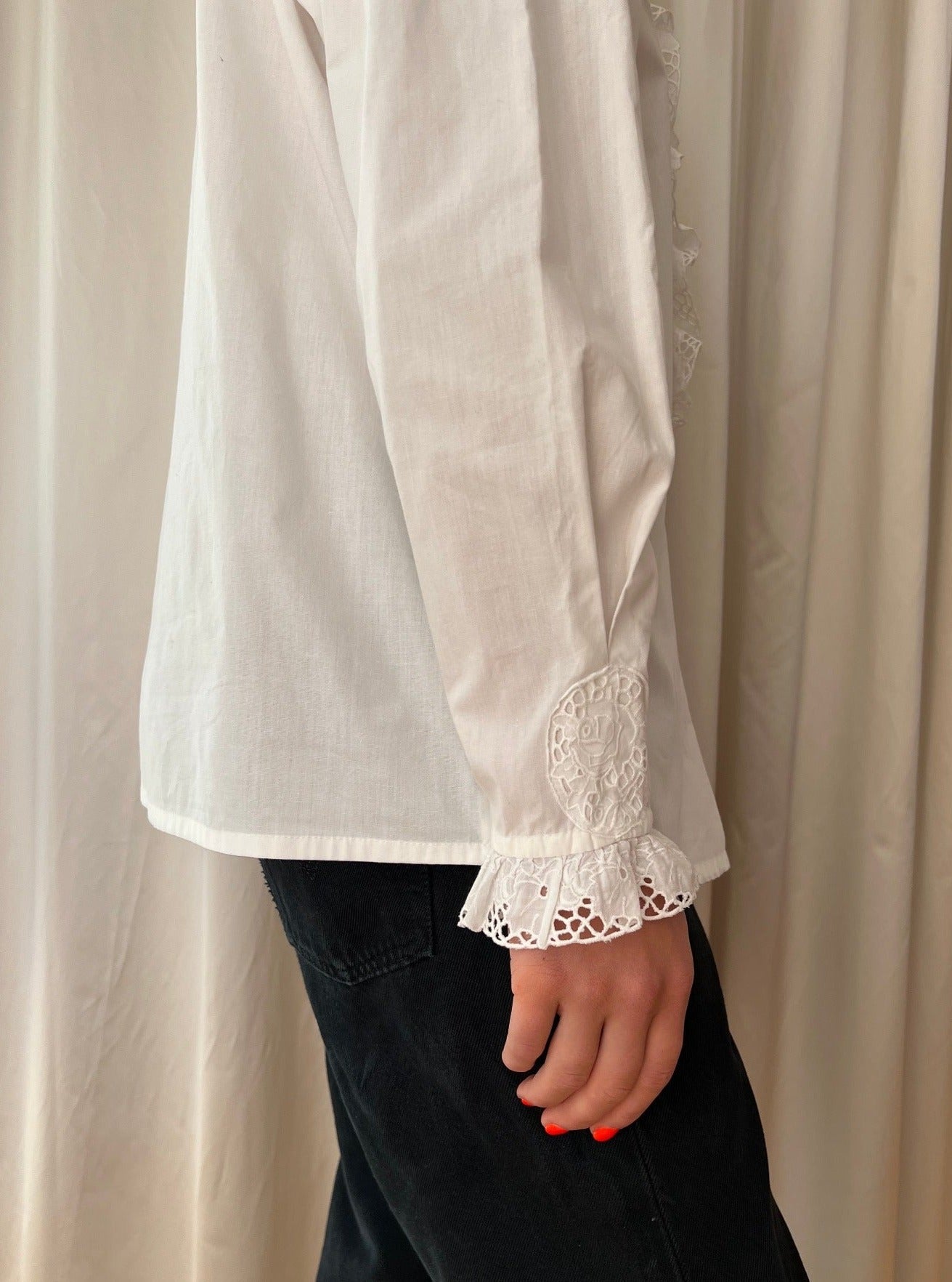 White Frill Shirt