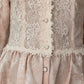 80s Lace Shirt with Buttons