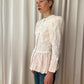 80s Lace Shirt with Buttons