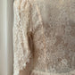 80s Lace Shirt with Buttons