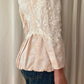 80s Lace Shirt with Buttons