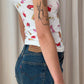 Y2K Cute Top with Accessories Print